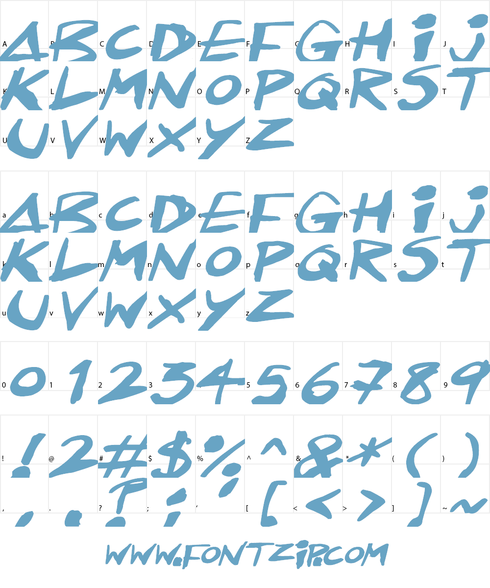 Inkling Font Character